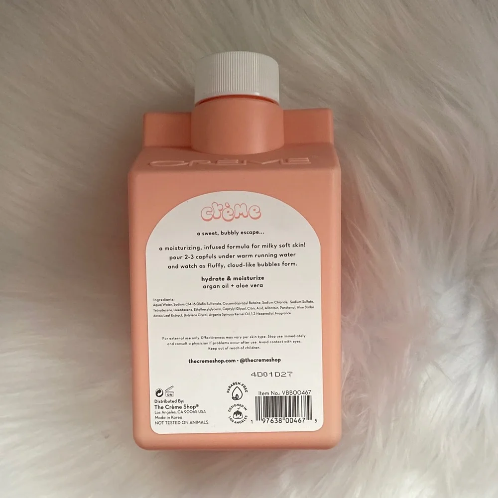 Crème White Peach Bliss Bubble Bath — New - Picture 2 of 3